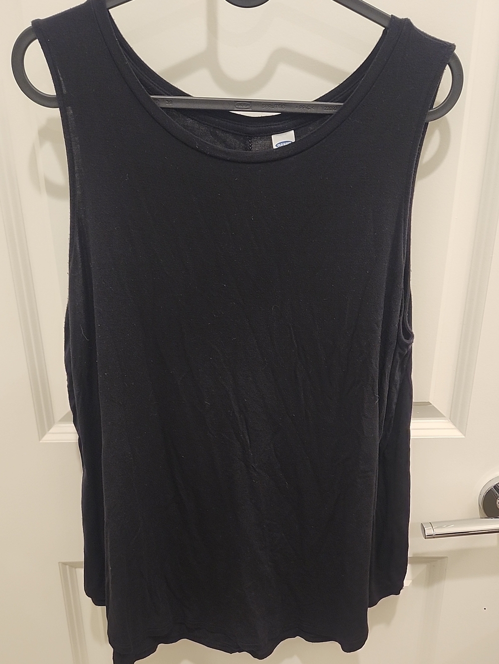 *Old Navy Womens Luxe Black Sleeveless Tank Top Size Large Petite